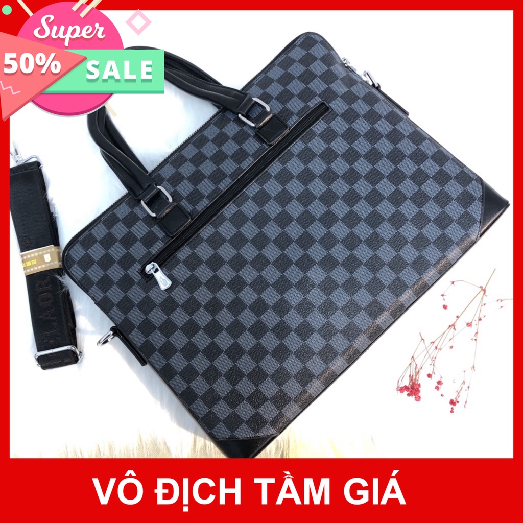 Cặp Da đựng tài liệu| Cặp giáo viên| Có ngăn Đựng laptop, tài liệu công tác nhiều ngăn phụ