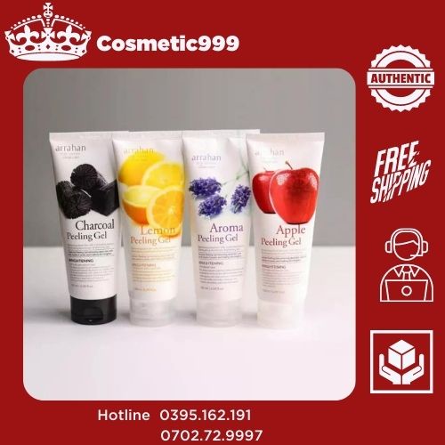 Tẩy tế bào chết mặt, tẩy da chết mặt Arrahan Whitening Peeling Gel hàn quốc chính hãng Cosmetic999