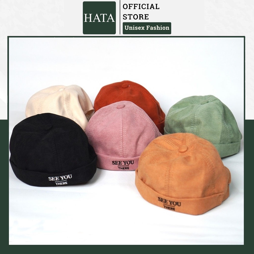 Mũ Tròn Miki Hat Thêu Chữ See You Phong Cách Hiphop Ulzzang Form Unisex Nam Nữ 404