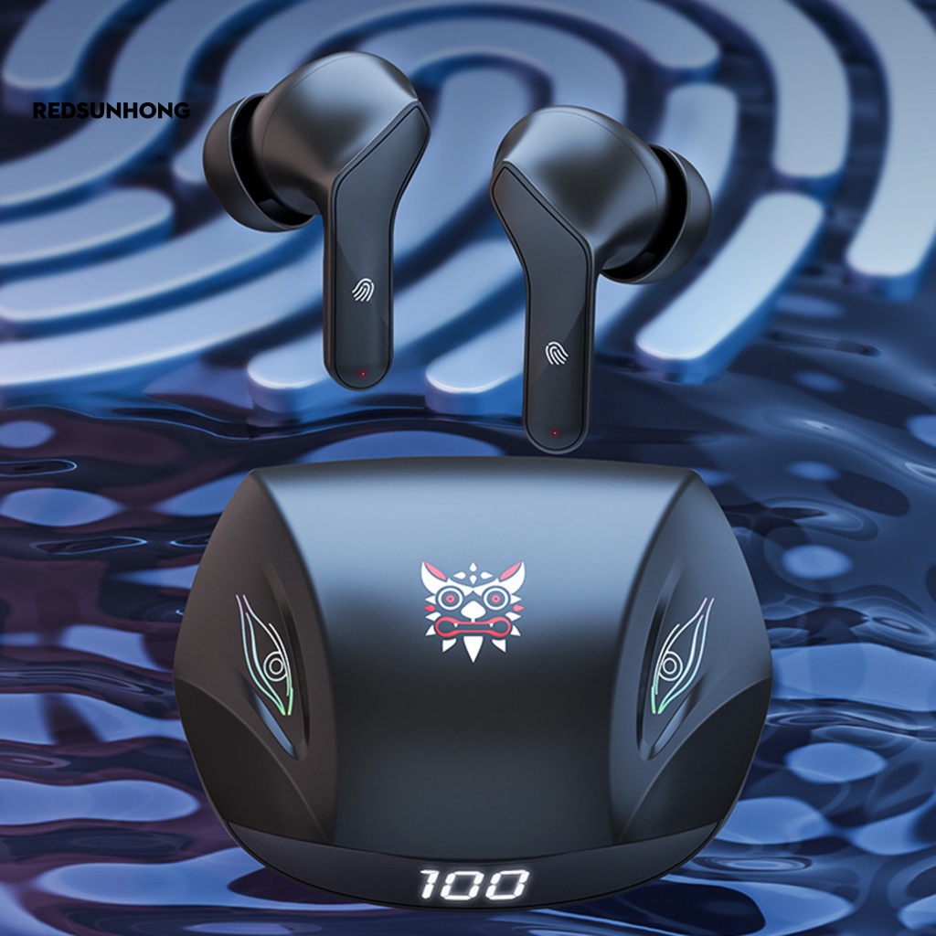 Tai Nghe Thể Thao Nhét Tai Bluetooth Không Dây Màn Hình LED Kỹ Thuật Số Chống Ồn Thông Minh Phong Cách Thể Thao 5.2