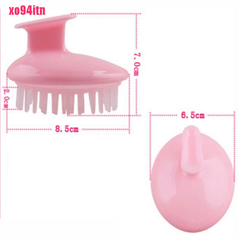 [Hàng mới về] Bàn chải massage da đầu khi tắm bằng silicon