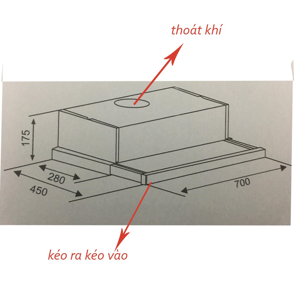 Máy hút khói - Máy hút mùi âm tủ canzy cz C517i 7002syp | BigBuy360 - bigbuy360.vn