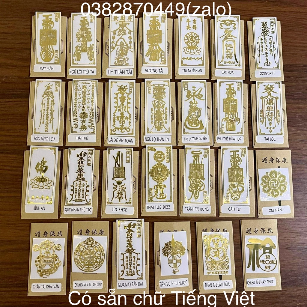 Sỉ Miếng Dán Điện Thoại Tài Lộc Chữ Tiếng Việt Đẹp Lung Linh, Phù Hợp Nhiều Dòng Máy