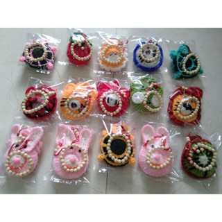  Combo Vòng Dâu Tằm + Túi Đựng Tỏi Tránh Tà Cho Bé 