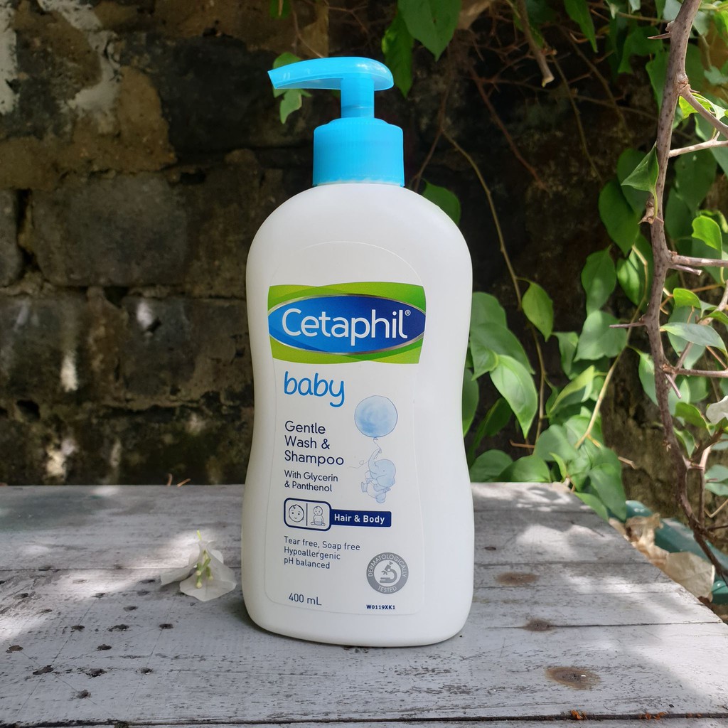 Cetaphil tắm gội 400ml - Sữa tắm gội 2 trong 1 Cetaphil Baby Gentle Wash &amp; Shampoo 400ml