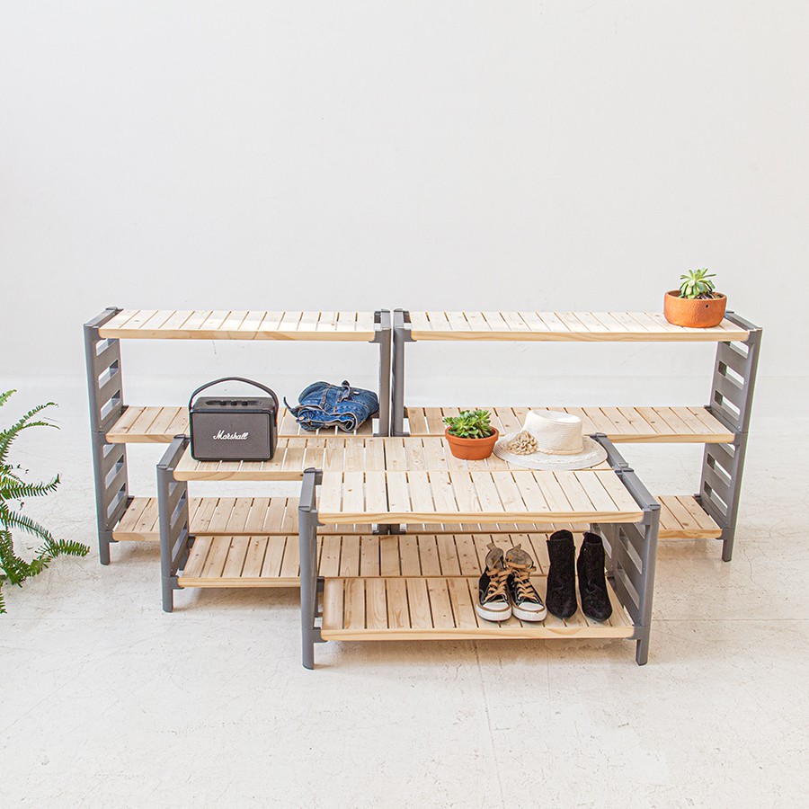 Kệ để giày Đa năng - Kệ Decord - Dễ dàng thiết kế theo ý thích - kích thước 80-100-120 cm- Thích hợp cho căn hộ mới!!!!!