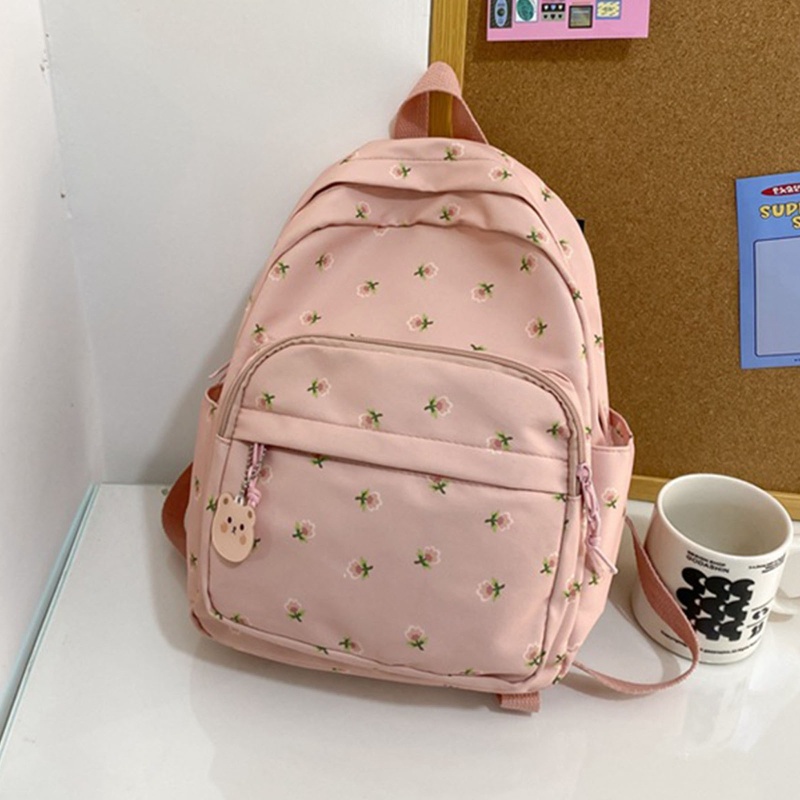 Youyo Ba Lô Nhỏ In Hoa Dễ Thương Đựng Sách Đi Làm / Du Lịch / Đi Học Cho Nữ