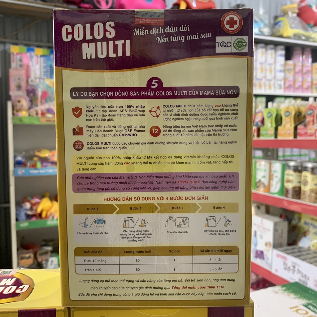 Sữa Non Colos Multi Pedia 352g Hsd 5/2025