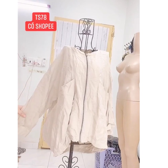 áo khoác bomber dây kéo đẹp.TS78