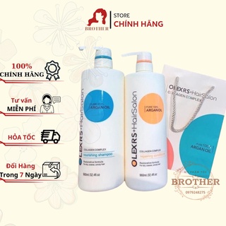 Cặp dầu gội xả olexrs hair salon 960ml cho tóc khô xơ hư tổn tóc gàu ngăn rụng tóc