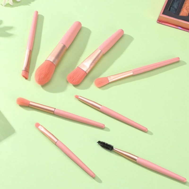 [Hàng mới về] Bộ 8 cọ trang điểm mỹ phẩm mini