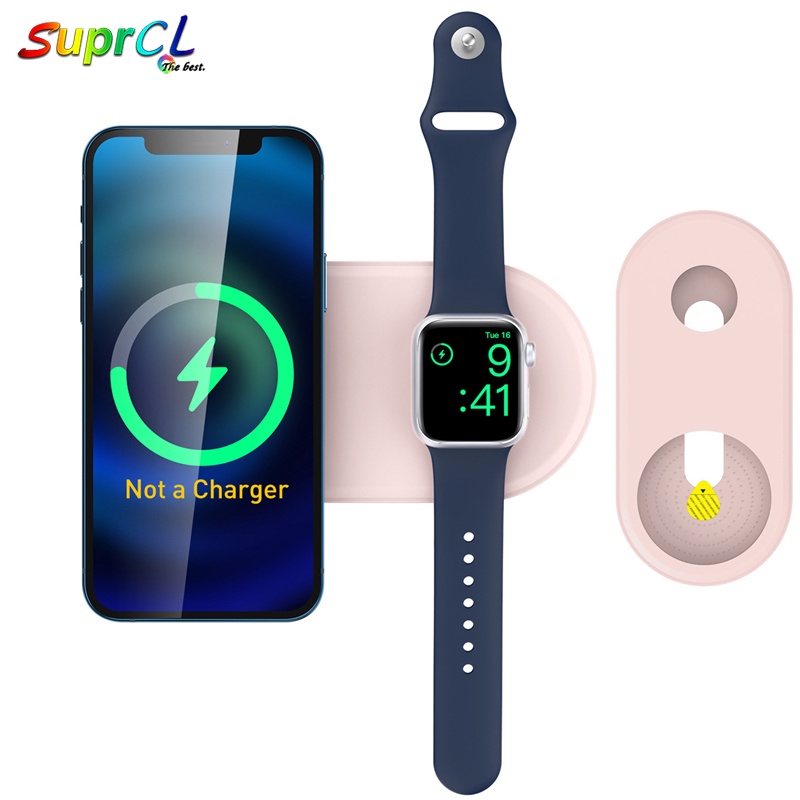 Đế Sạc Để Bàn Cho Đồng Hồ Thông Minh iPhone 13/12/Mini Pro Max/Apple Watch
