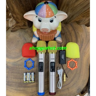 ((( BỘ ĐÔI ))) 2 Micro đa năng không dây UHF 518C