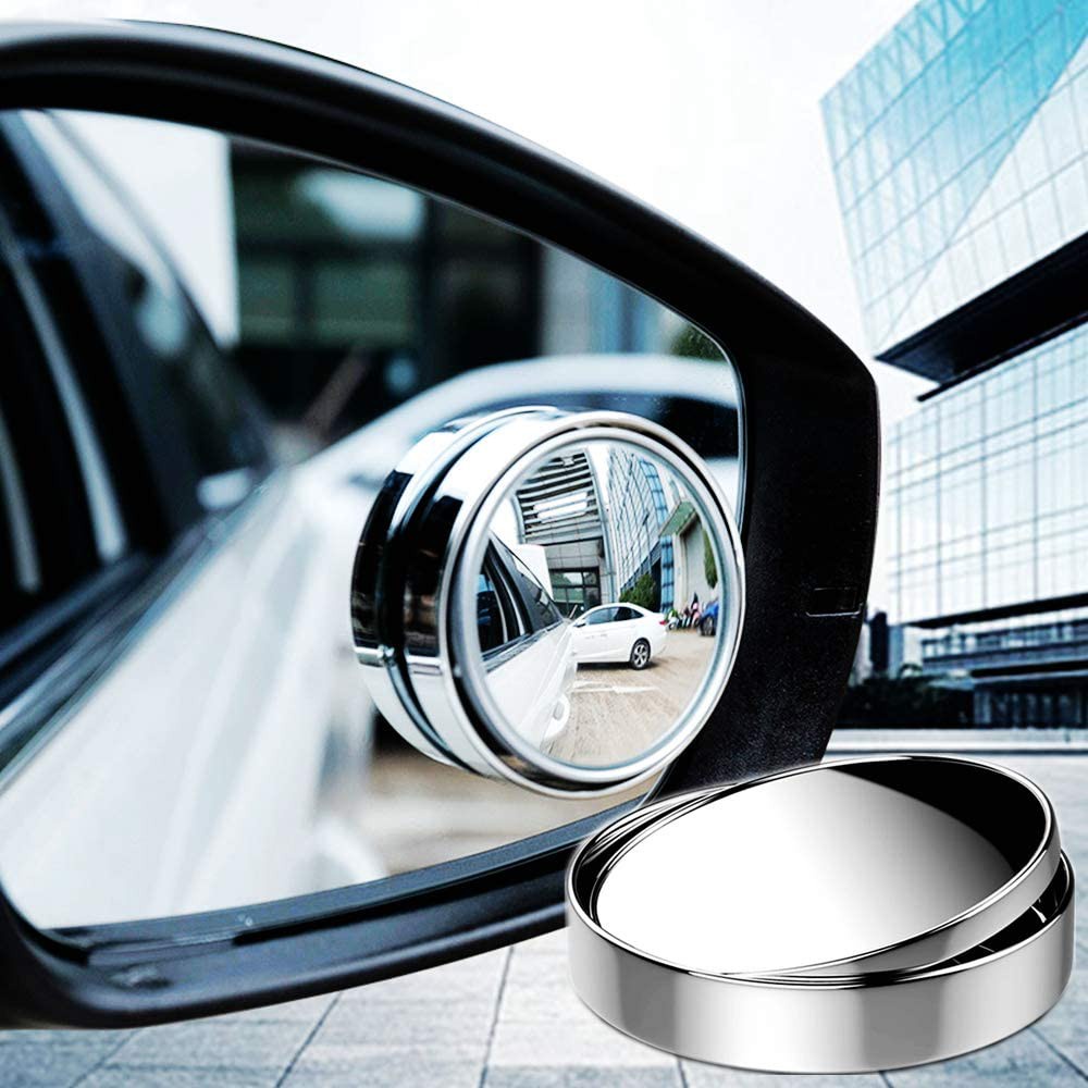 Set 2 Gương Chiếu Hậu Góc Rộng Xoay 360 Độ Cho Xe Hơi