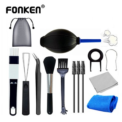 Bộ 12 dụng cụ Fonken vệ sinh bàn phím máy tính/ máy ảnh/ bàn phím cơ tiện lợi