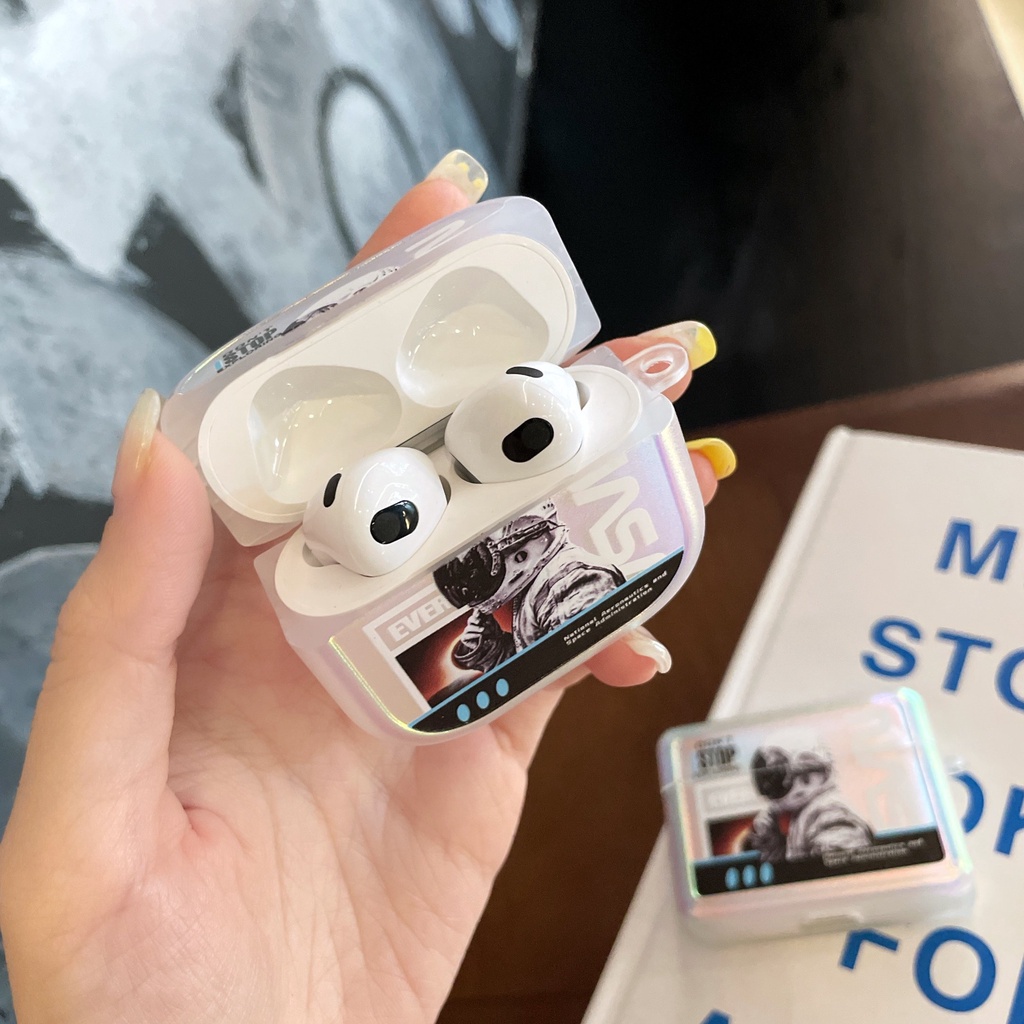 NASA Vỏ Bảo Vệ Hộp Sạc Tai Nghe AirPods3gen 2021 AirPods3 AirPodsPro Airpods2 Ốp