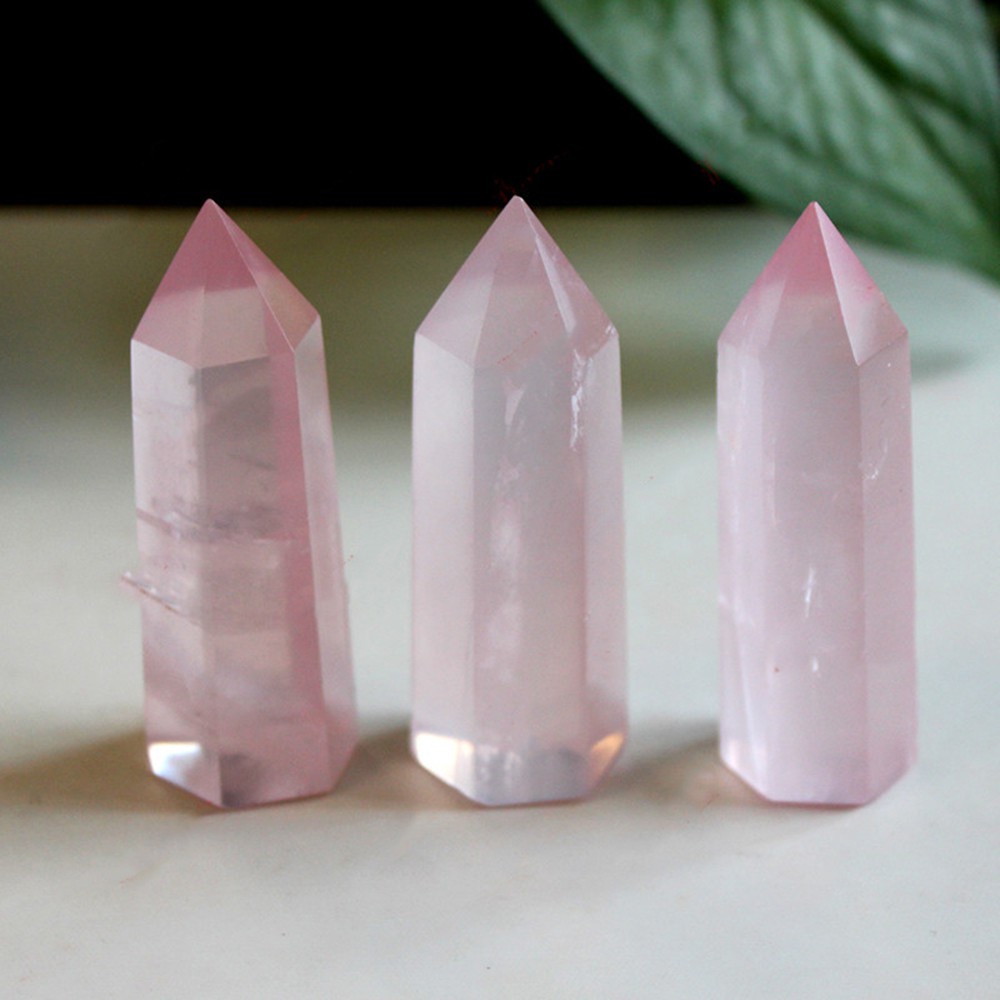 Trụ Đá Thanh Tẩy Rose Quartz DA21-x-14