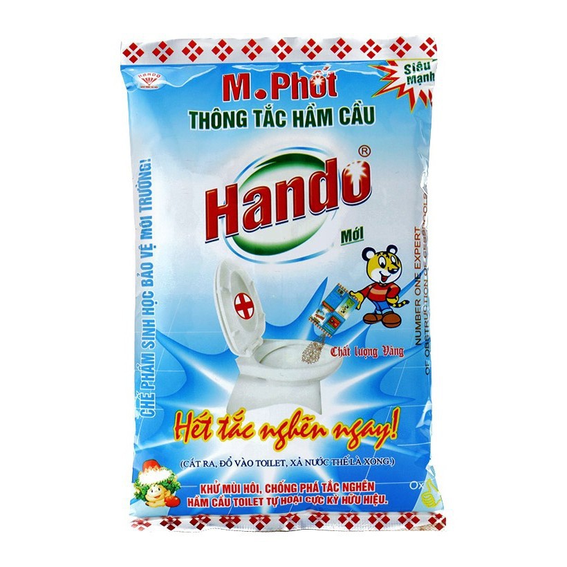 Bột thông tắc hầm cầu Hando M.Phốt 300g