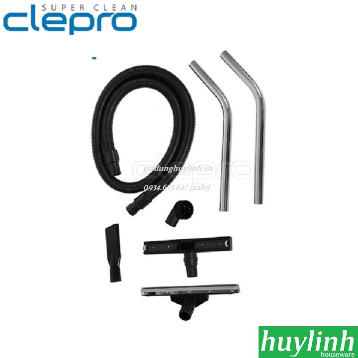 Máy hút bụi công nghiệp khô và ướt Clepro S1/15 - 15 lít