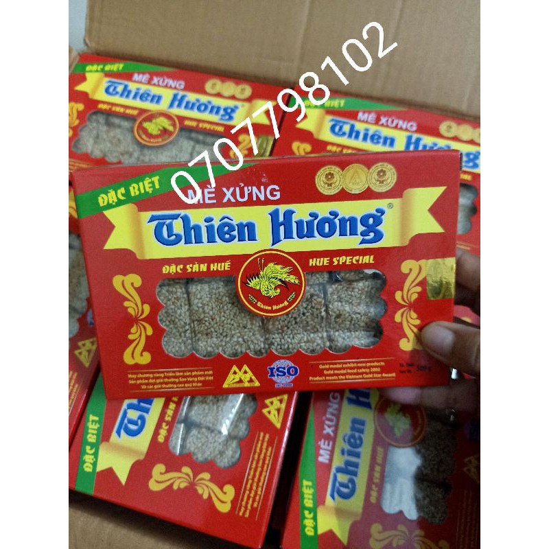 Mè Xửng dẻo dạng hộp Thiên Hương 500gr