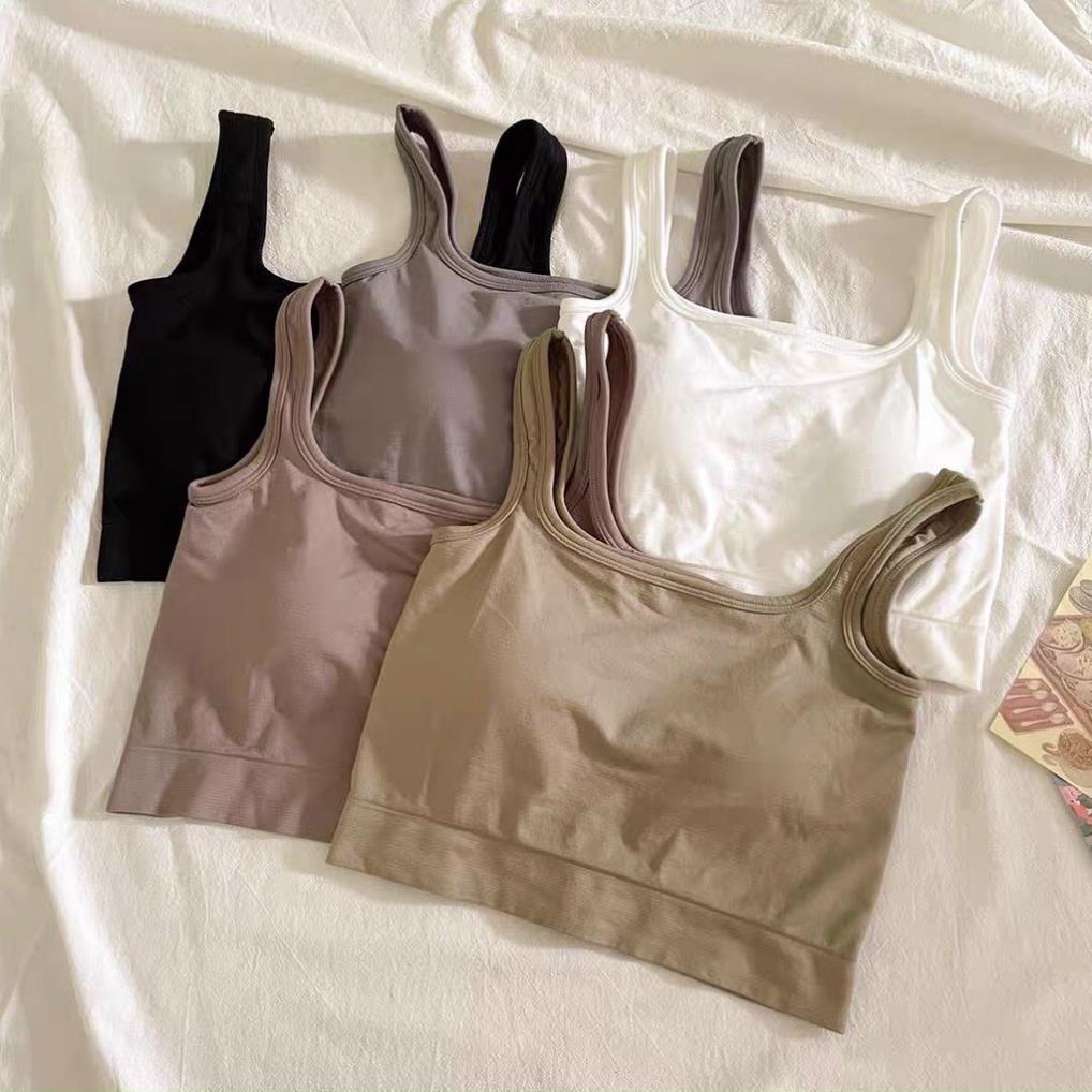 Áo Bra Nữ Thun Mềm Dáng Lửng Sẵn Đệm Ngực Siêu Hot 1809