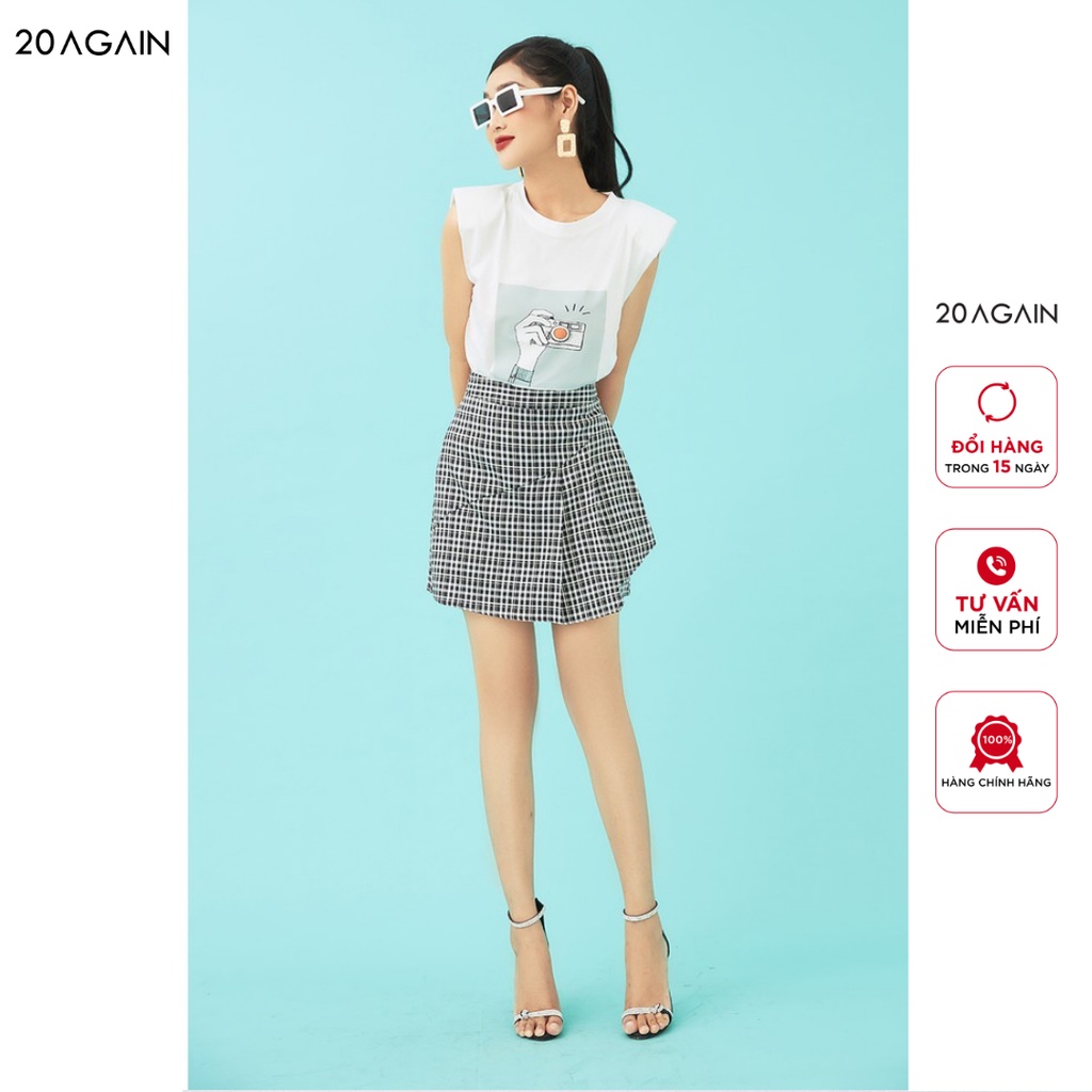 [Mã WABRMINI2 giảm 10% tối đa 50k đơn 250k] Áo Tshirt Đệm Vai 20AGAIN chất thun cực xịn ATA1150