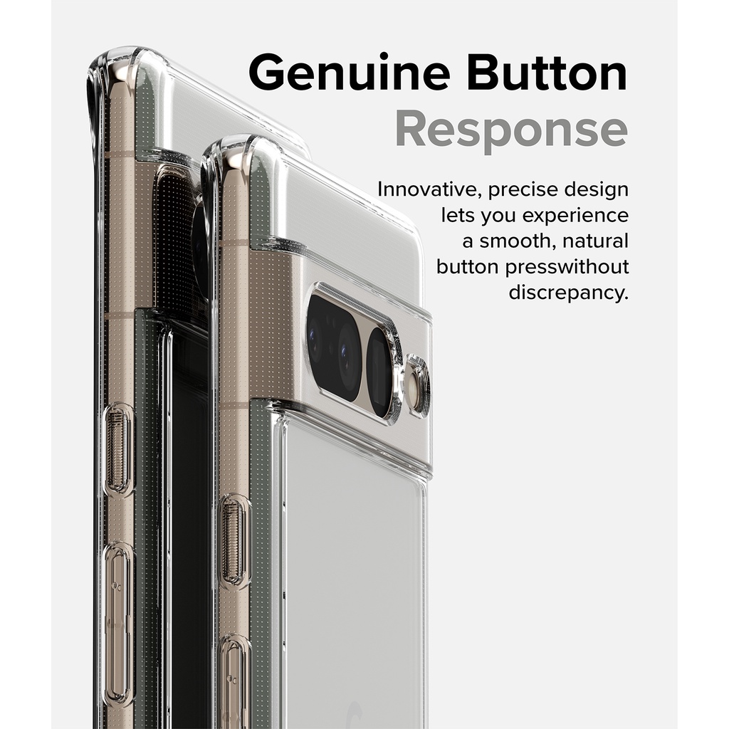 Ốp điện thoại RINGKE dòng fusion kiểu trong suốt cứng màu nhám thích hợp cho Google Pixel 7 Pro Pixel 7