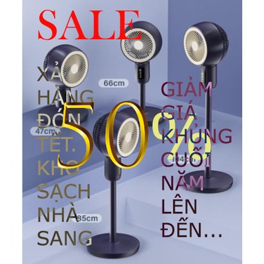 Quạt đối lưu không khí quay mọi hướng có điều khiển từ xa