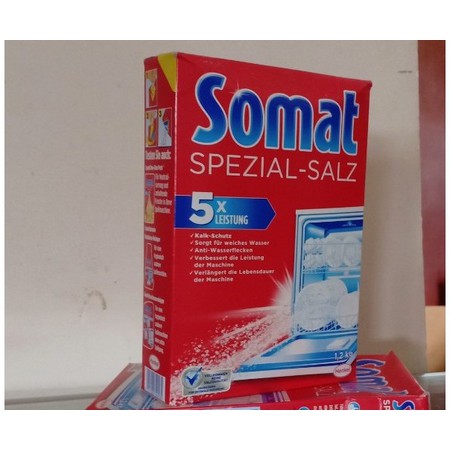 Muối làm mềm nước Somat 2.4kg (combo 2 hộp 1,2kg)