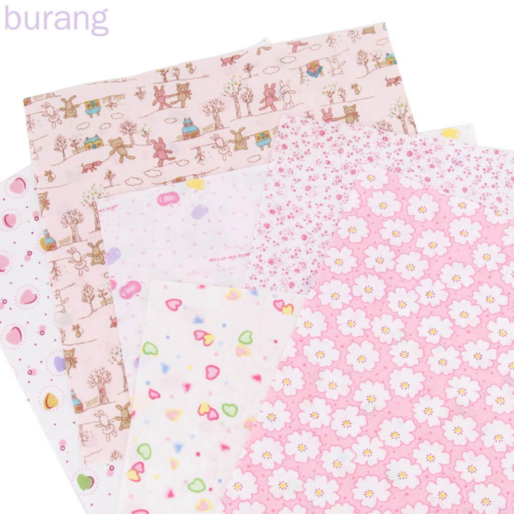 Bộ 100 miếng vải cotton họa tiết ngẫu nhiên 10x10cm