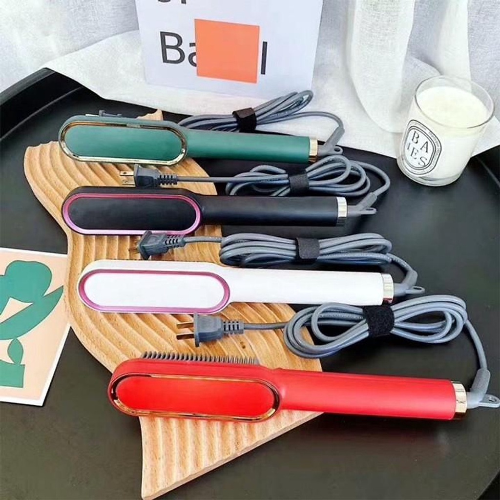 Lược chải điện đa năng chải thẳng tóc làm kiểu uốn cong ion âm tránh làm hư tổn cho tóc