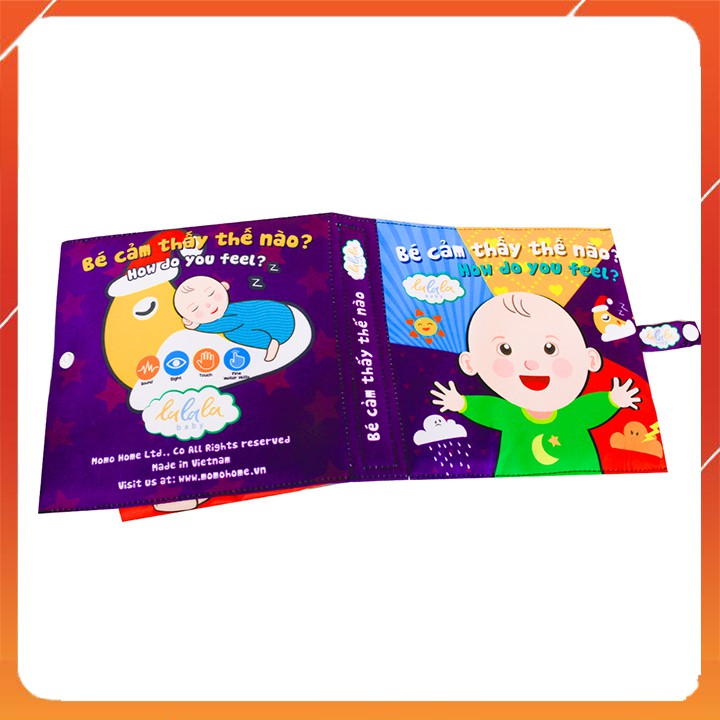 Sách Vải Song Ngữ Bé Cảm Thấy Thế Nào Cho Trẻ Từ 0-4 Tuổi