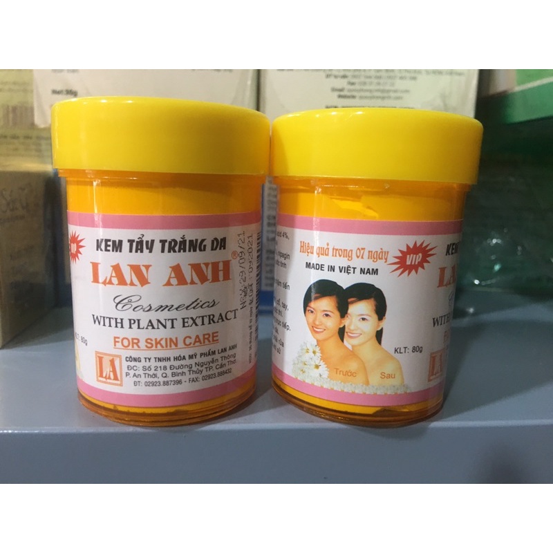 kem Tẩy trắng da toàn thân Lan Anh hủ da tế 80g