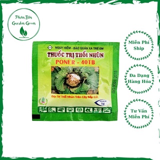 Viên sủi Poner - Thuốc trị thối nhũn cho hoa lan, cây kiểng, rau màu 5g