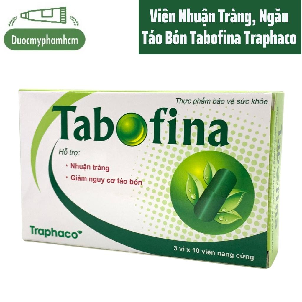 Viên Uống Nhuận Tràng, Giảm Táo Bón Tabofina Traphaco - Hộp 30 viên