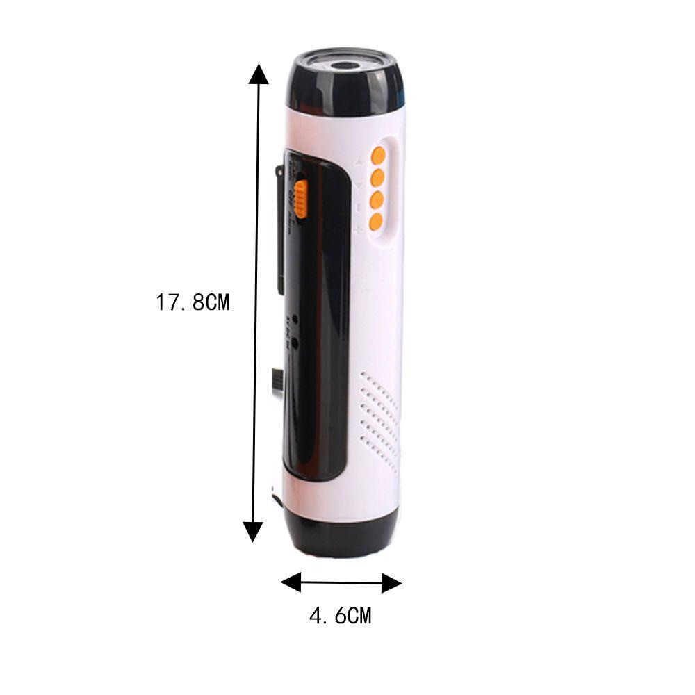 SHOUKEY Hand Crank Radio Outdoor LED Flashlight Multicolor Wireless Bluetooth