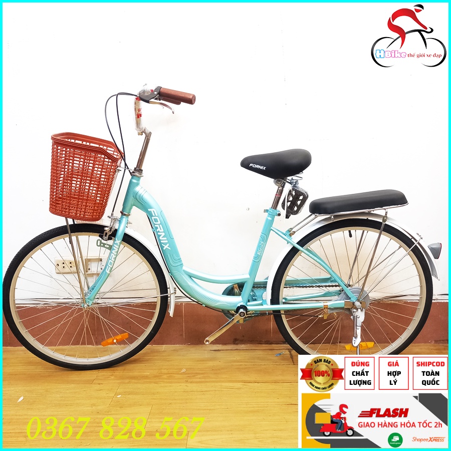 Xe Đạp Mini Nữ Fornix Rg24, Xe Đạp Mini Bánh 24inch Cho Trẻ Em Từ 1m4 Và Người lớn