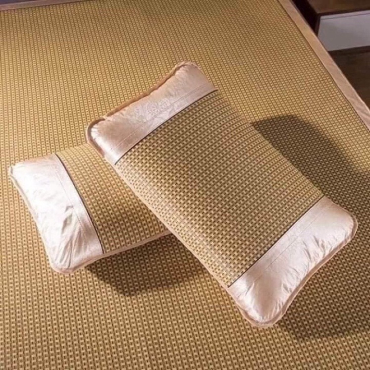(có tem mác) CHIẾU MÂY ĐIỀU HOÀ MUJI HÀNG LOẠI 1 khuyến mãi kèm theo 2 vỏ gối SHOP BENA deal Sock