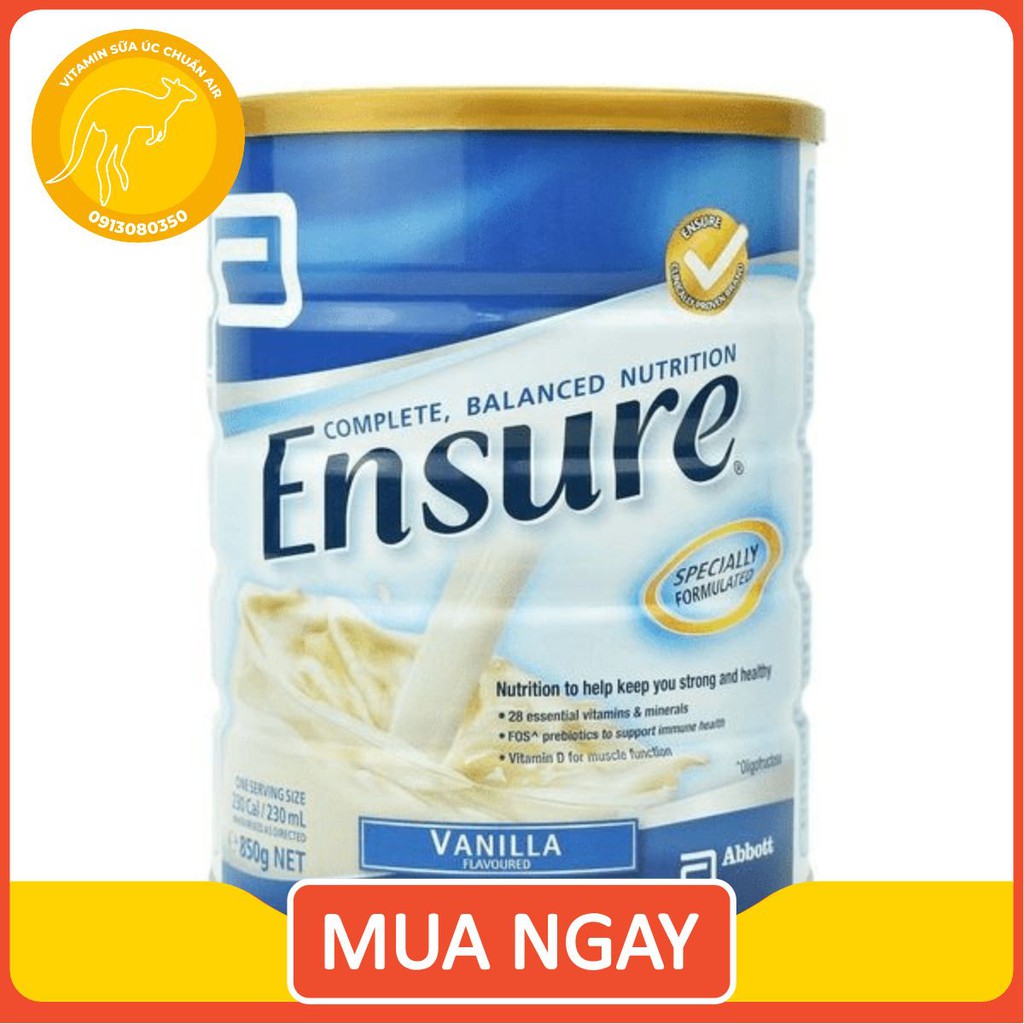 [ GIÁ HỦY DIỆT ] Sữa ensure Úc 800g