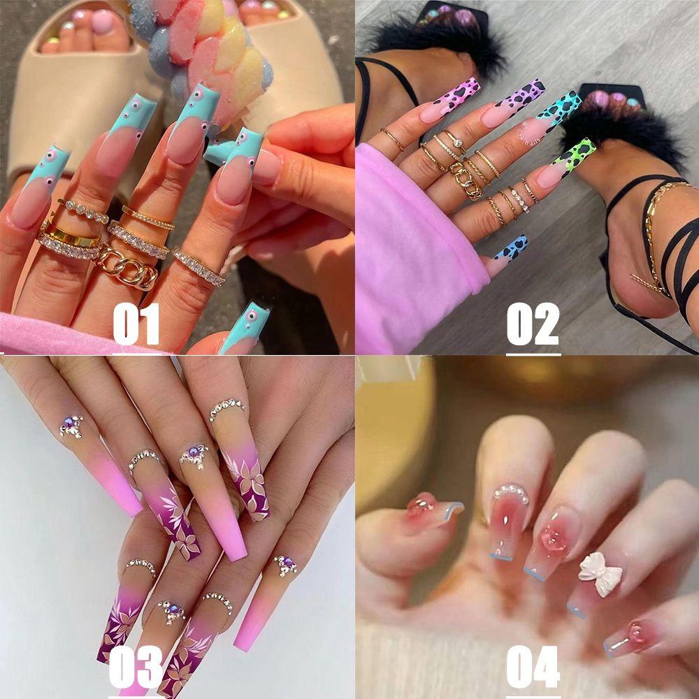 Hộp 24 Móng Tay Giả Múa Ba Lê