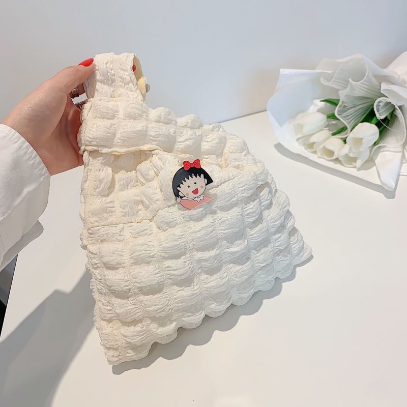 Túi Xách Đeo Dưới Cánh Tay Cỡ Nhỏ Gấp Được Phong Cách Hàn Quốc Cho Nữ