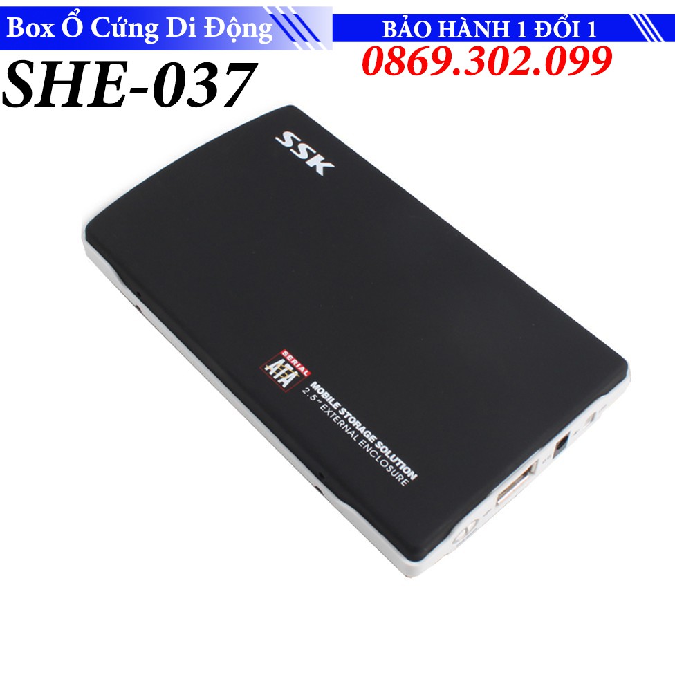 Hộp Đựng Ổ Cứng HDD Box Sata 2.5 SSK SHE037