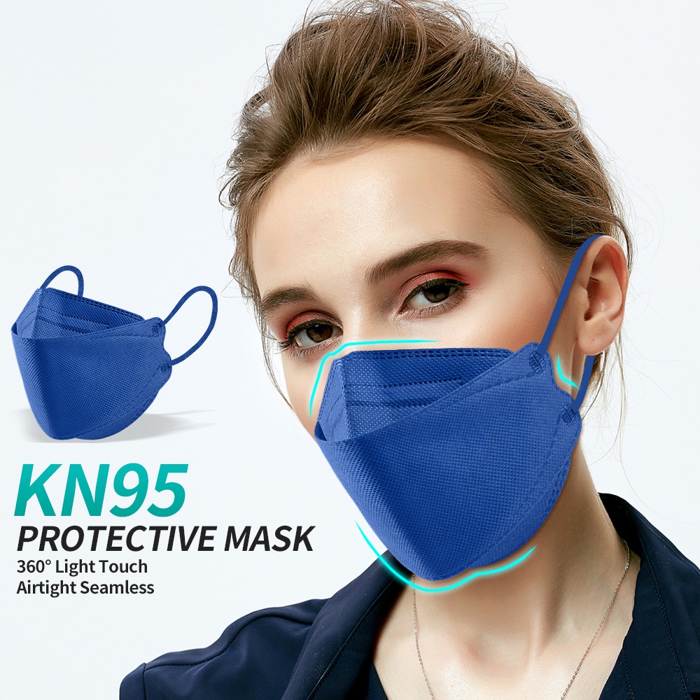 Set 10/20/50 khẩu trang 4 lớp bảo vệ Ffp2 Kn95 có thể tái sử dụng