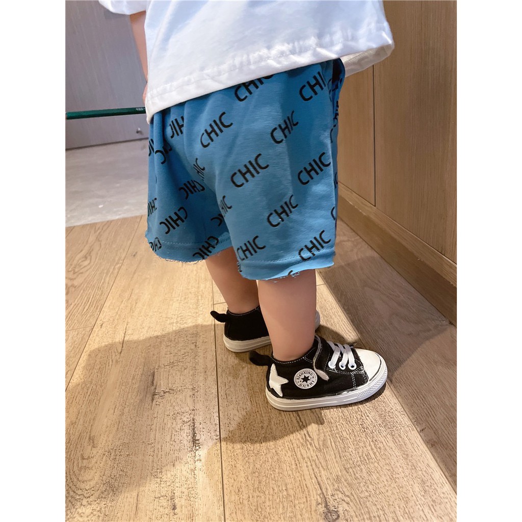 [Q109] Quần short nỉ xanh Chic sz 80-130