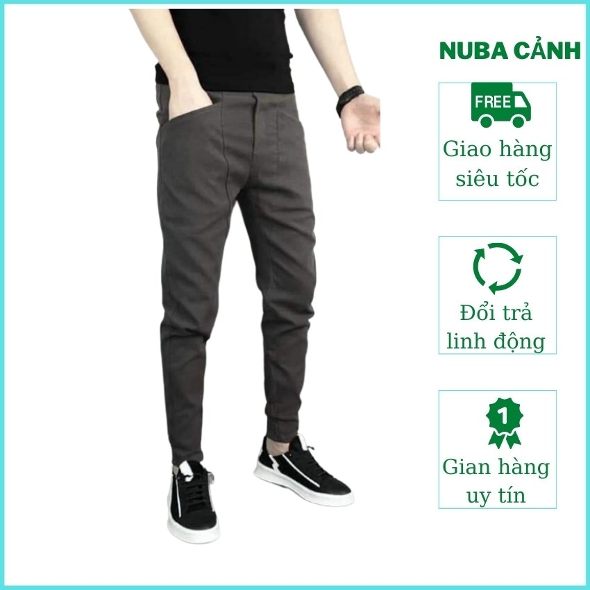 Quần jogger nam,chất vải kaki,cá tính trẻ trung năng động,NuCa 2