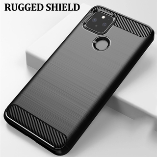 Ốp Điện Thoại Gel Silica Sợi Carbon Chống Sốc Cho Google Pixel 3 Xl 4 A 4xl 3a Xl 5 Xl
