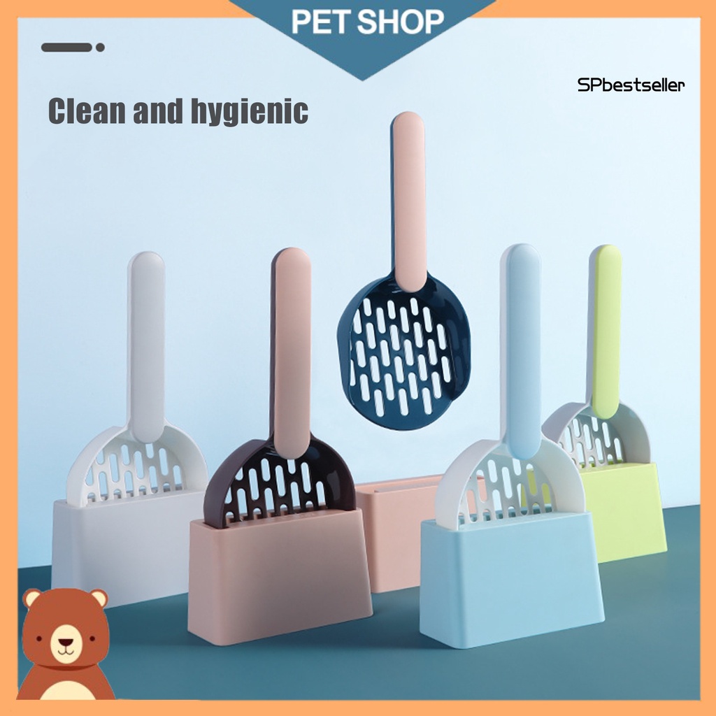 Xẻng Dọn Vệ Sinh Cho Mèo Tay Cầm Dài Bằng Nhựa Abs