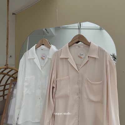 Áo sơ mi cổ vest hai túi ngực - SM0332