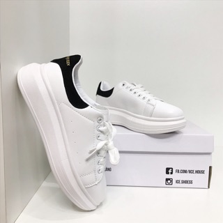 Giày Nam nữ MC Queen Full White