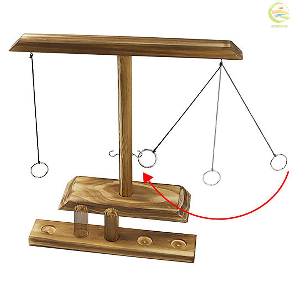 Bộ Trò Chơi Vòng Gỗ Cầm Tay Cho Người Lớn Và Trẻ Em | BigBuy360 - bigbuy360.vn